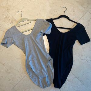 Set of American Apparel Bodysuits
